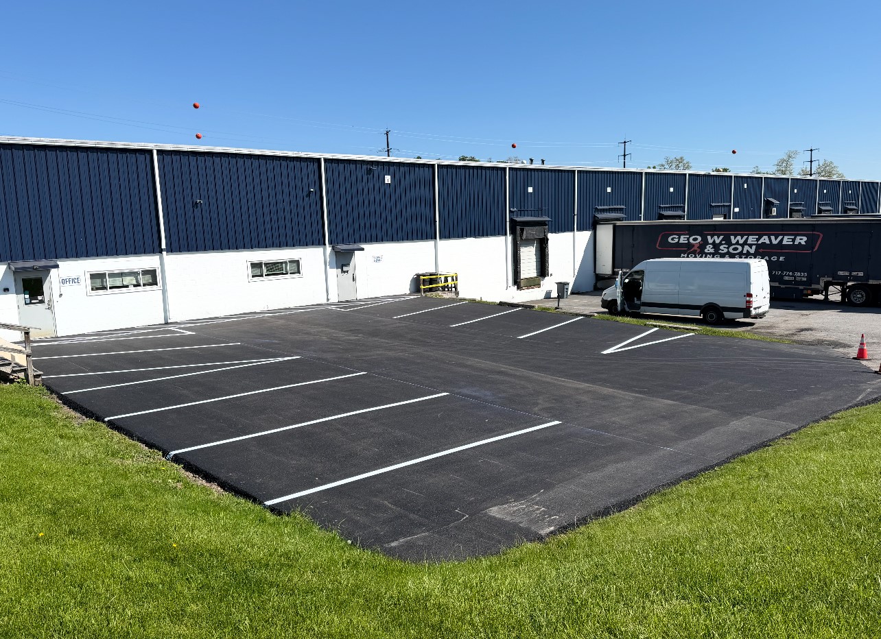 New Cumberland PA Parking Lot Striping